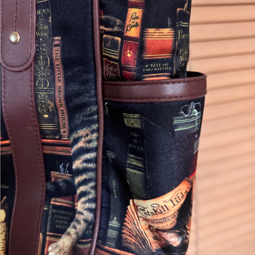 Charles Wysocki "Classic Tails" Tote Bag With Cat Artwork - Picture 6 of 6